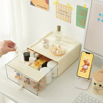 923 Pull-out Drawer Blind Box Display Storage Box - Cream