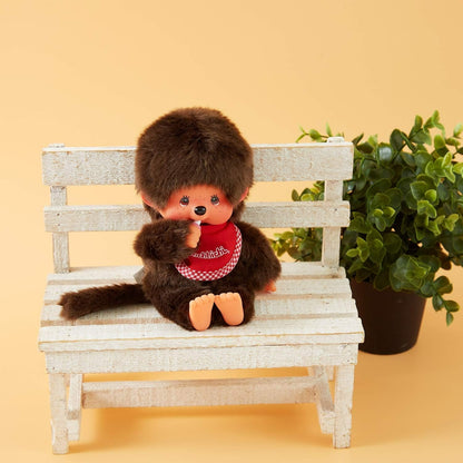 Sekiguchi Monchhichi Classic Boy Plush Doll-Red