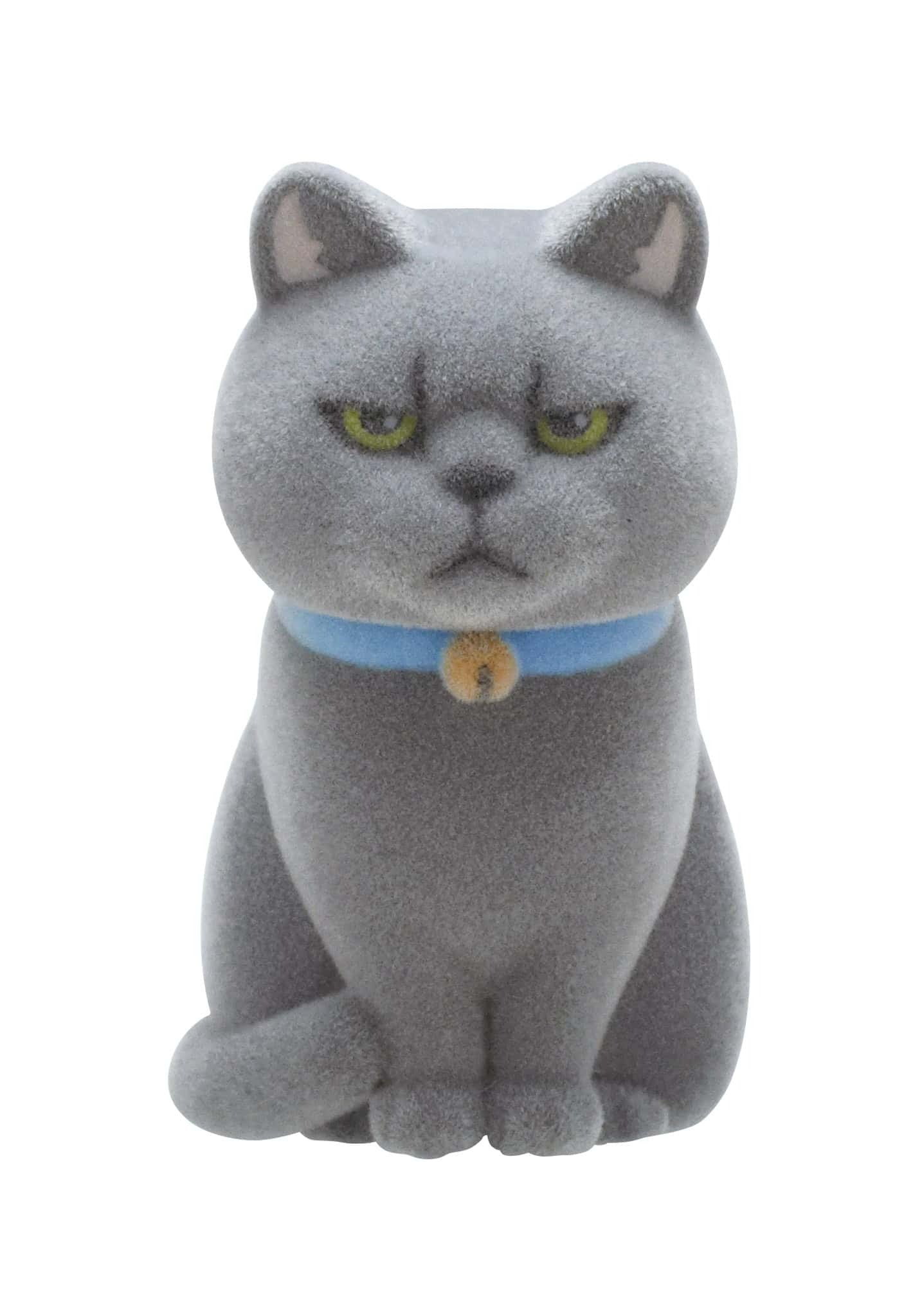 Flocked Cats in Paper Bags Blind Box